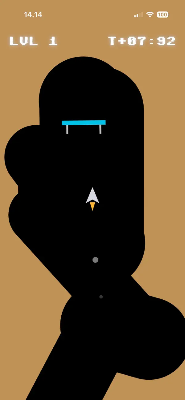 Screenshot #2 pour Gravity Cave Run