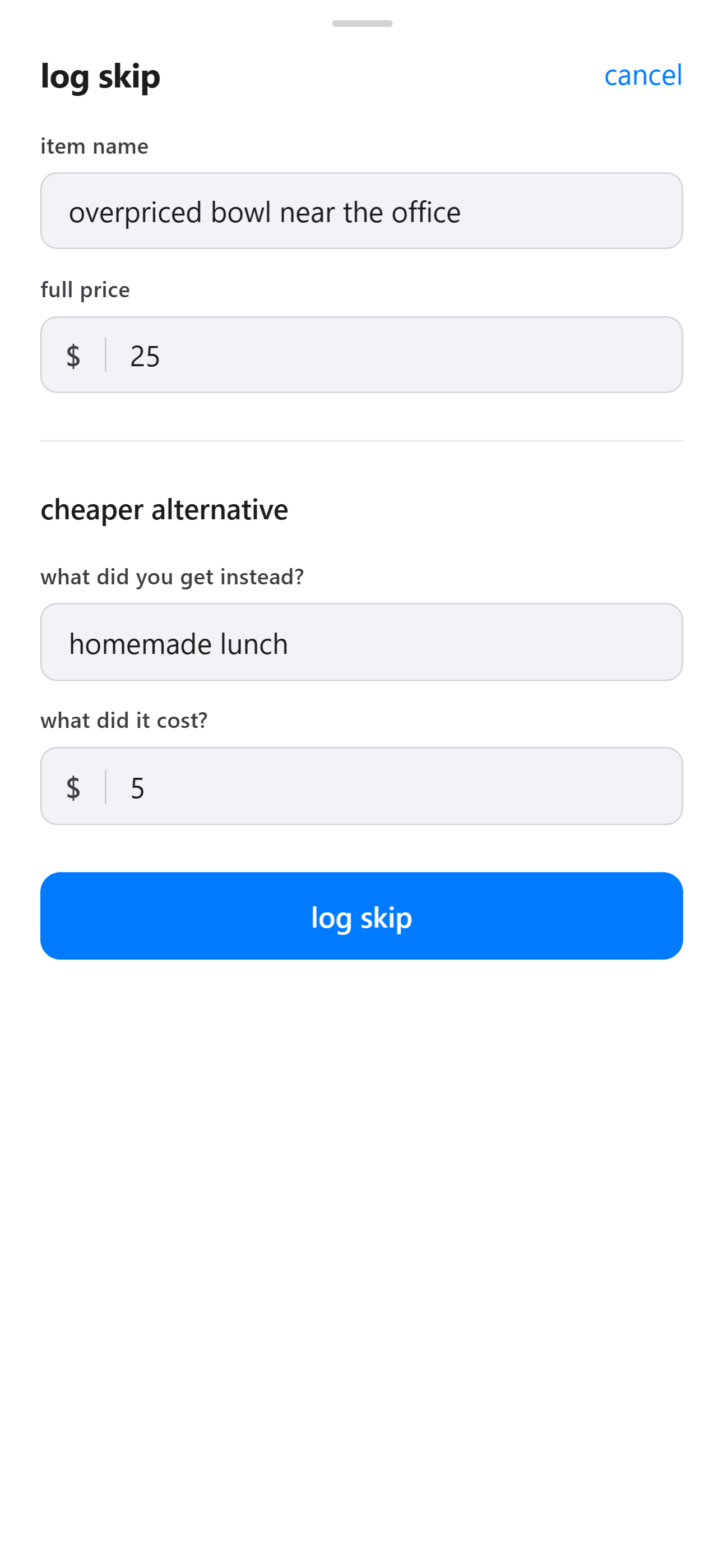 SkipToTrip - skip impulse buys screenshot 3