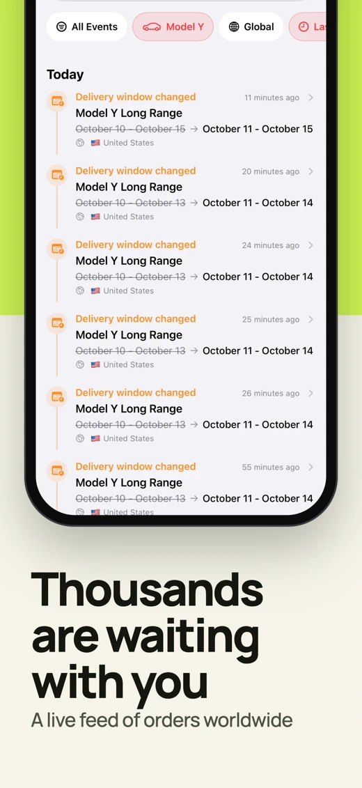 Delivery Status For Tesla screenshot 5
