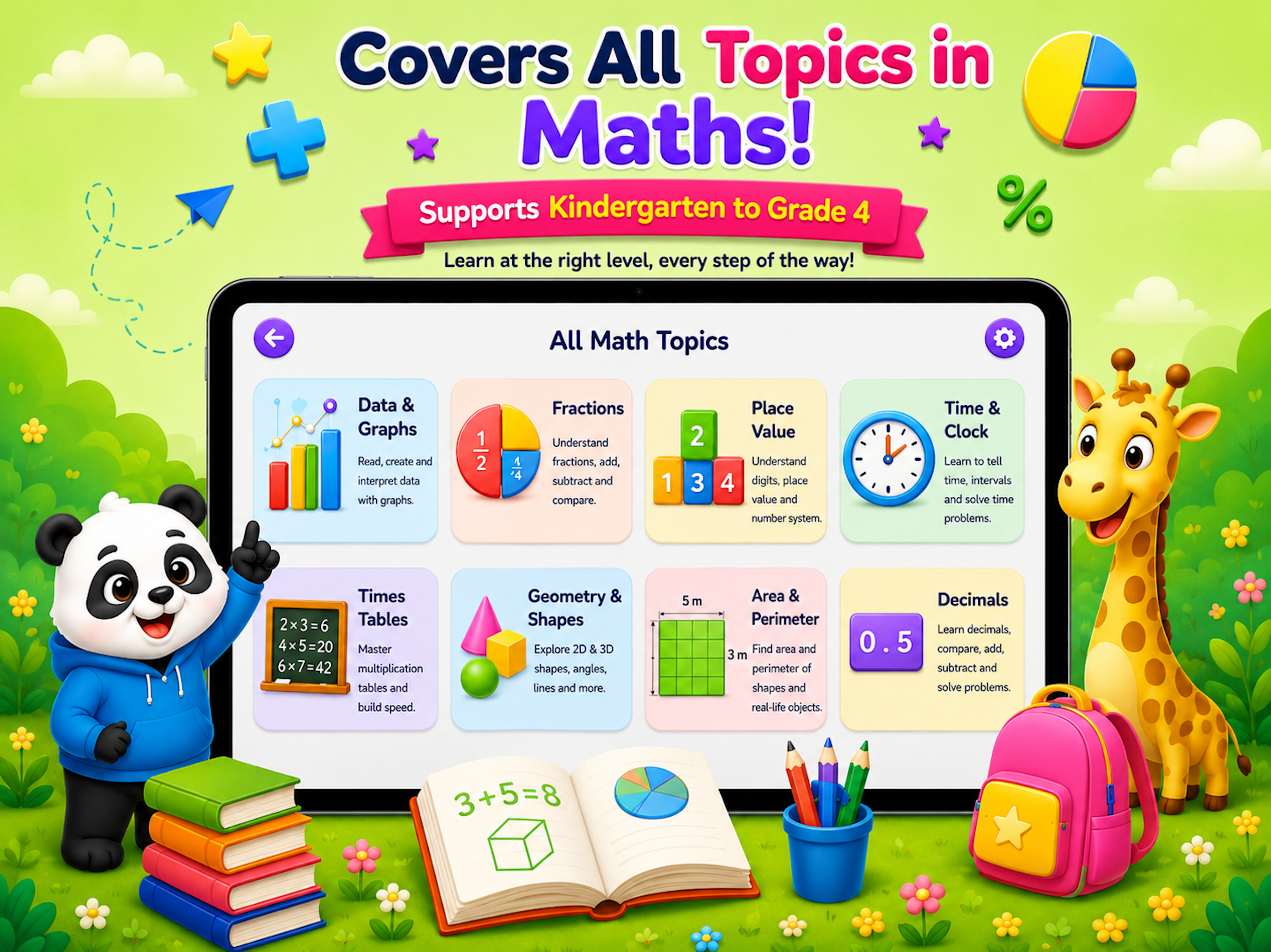 Kids Tutor - Fun Math Practice screenshot 14