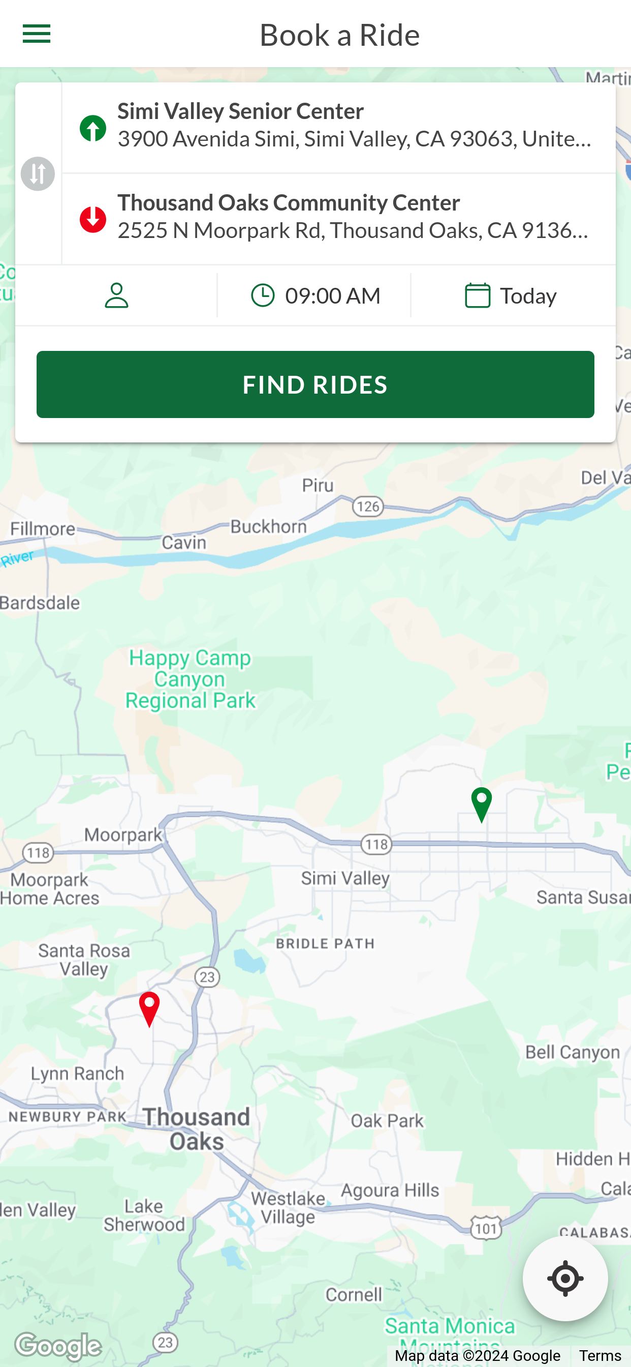 ECTA Connect Dial-A-Ride screenshot 3