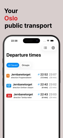 Ruter Commuter Widgets Screenshot 1 of 4