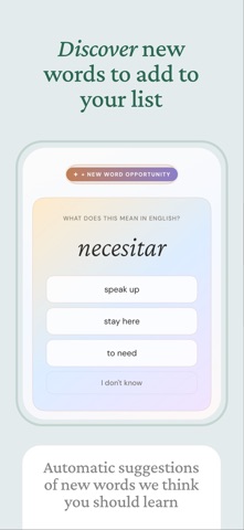 VocabTally: Learn Spanish screenshot