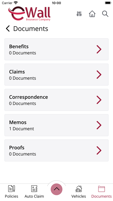 Ewall Insurance Company Screenshot