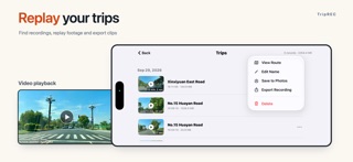 TripREC Dash Cam app screenshot 2