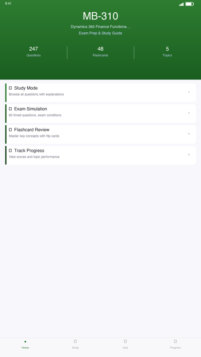 Screenshot #2 pour MB-310 D365 Finance Prep