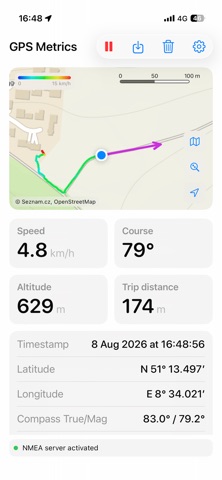 GPS Metrics screenshot