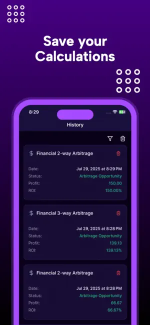 Arbitrage Calculator - SureBet screenshot 3