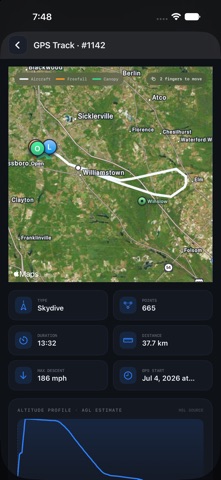 Skydive LogBook Screenshot 5 of 10