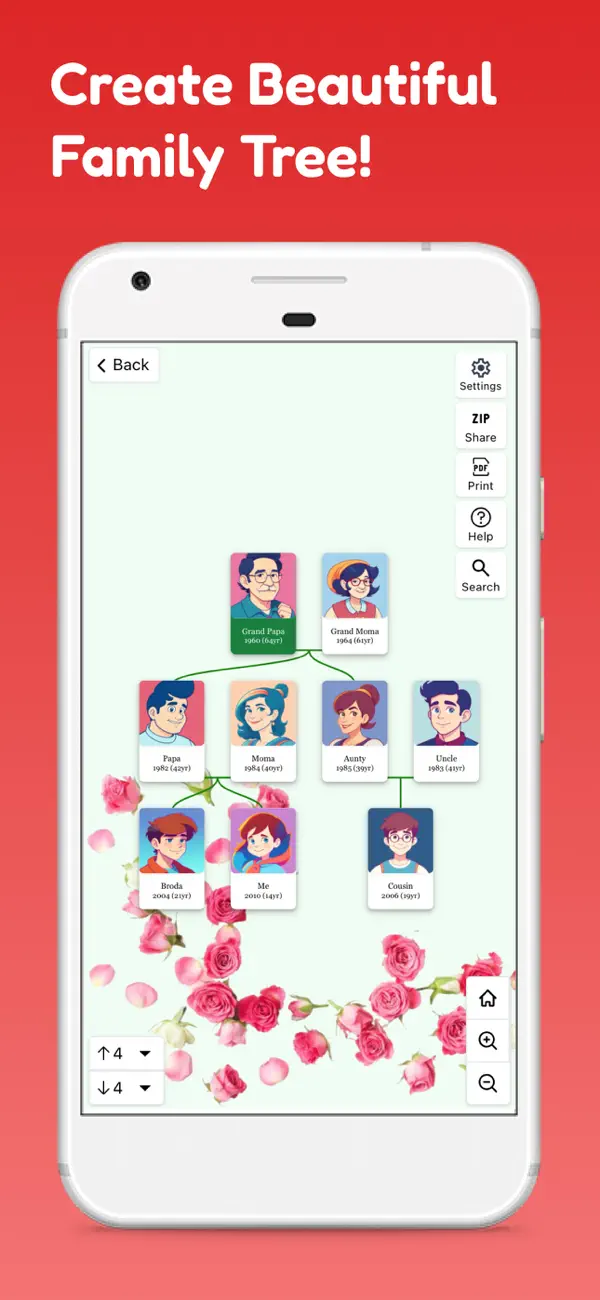 Screenshot #1 pour Family Tree Maker Offline