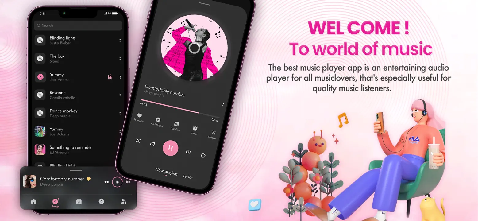offline music player - songs: Screenshot 1 von 6