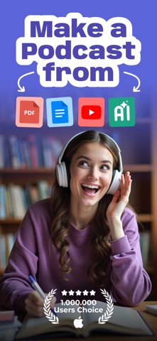 AI Podcast Maker - PODLM iPhone screenshot