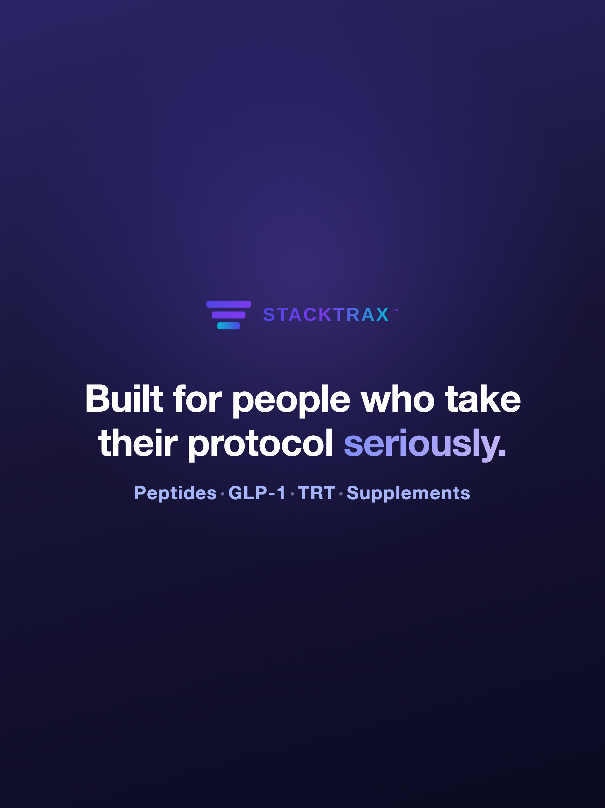 StackTrax: Peptide Tracker