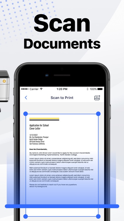 Smart Printer App: Printer