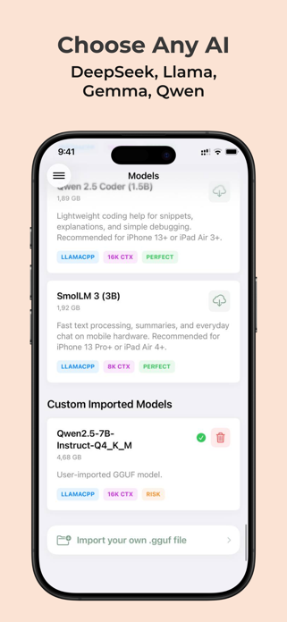Private Local AI Screenshot 2 of 5