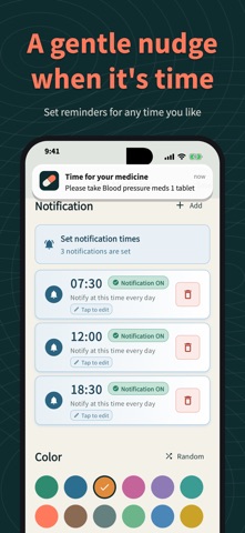 Pill Time! Medication Reminder Screenshot 6 of 6