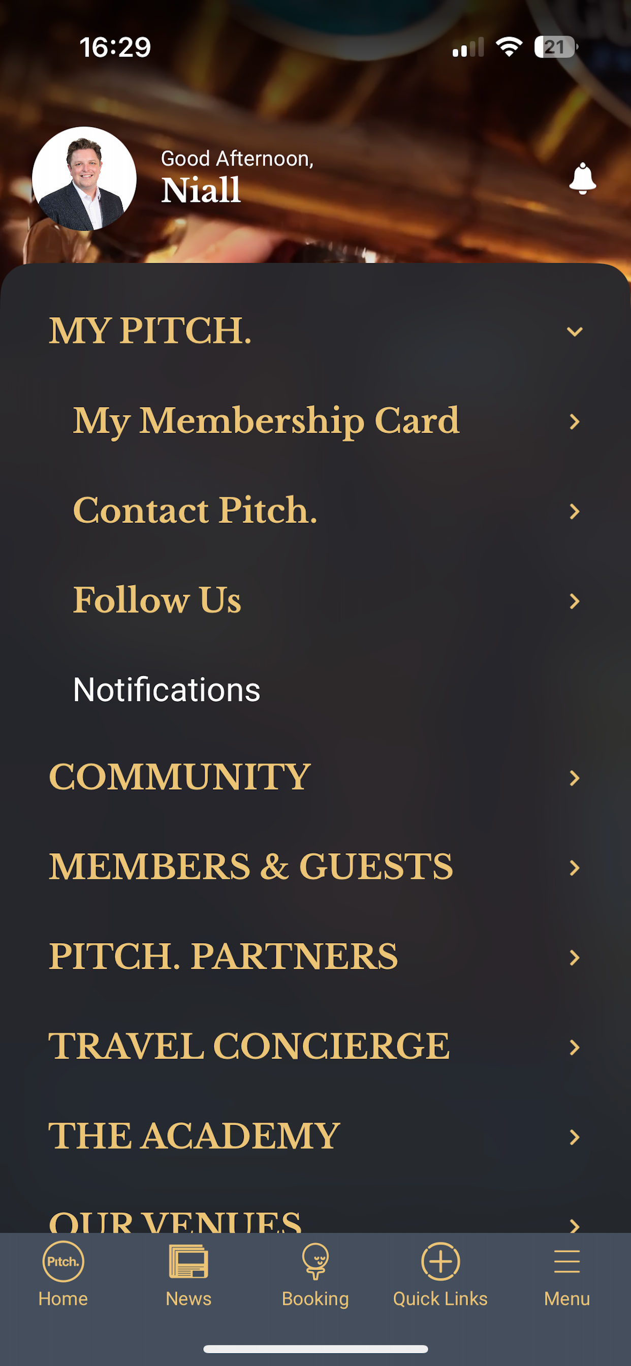 Pitch. Golf