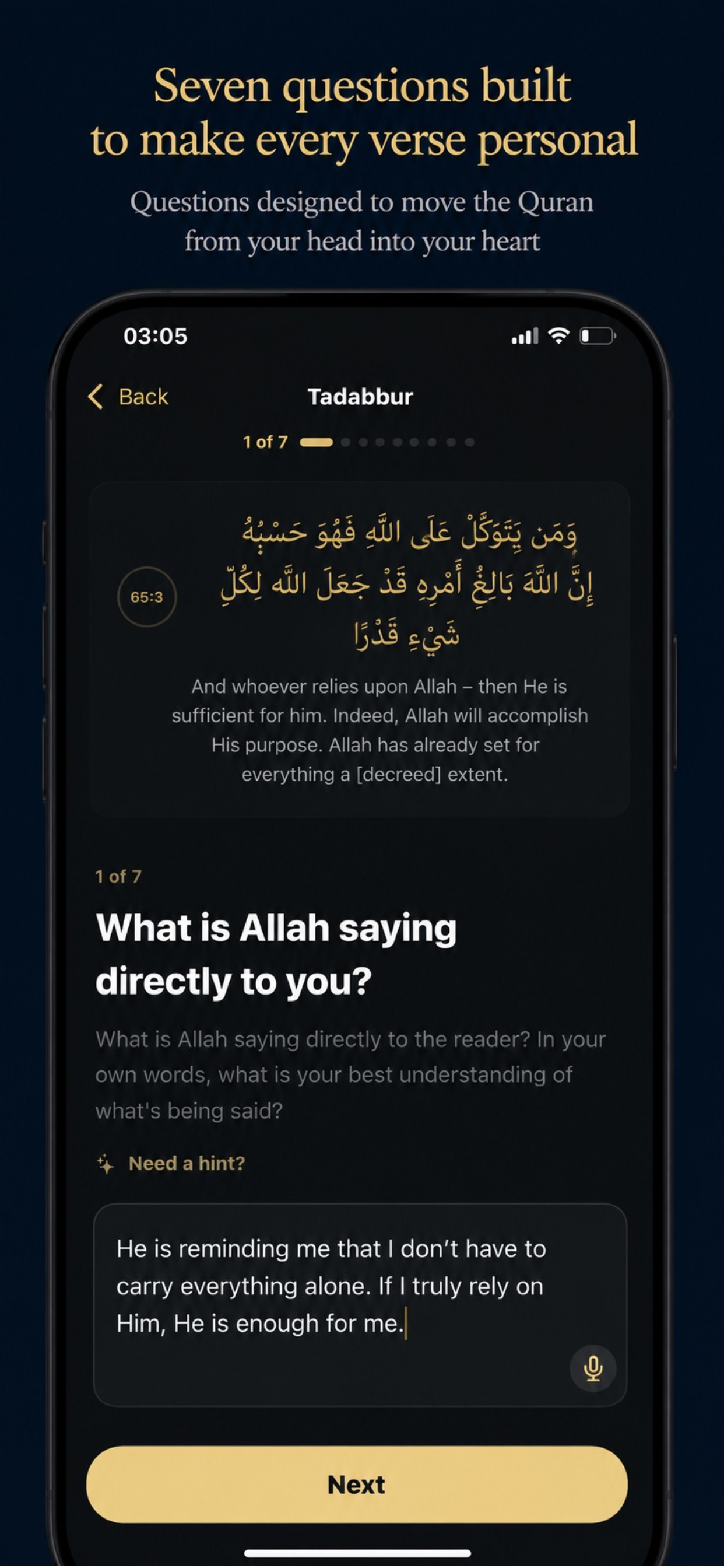 TadabburAI screenshot 3