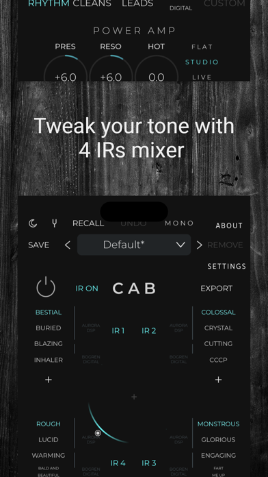 Rhino - Guitar Amp Sim Screenshot