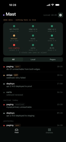 Mast Pager app screenshot 2