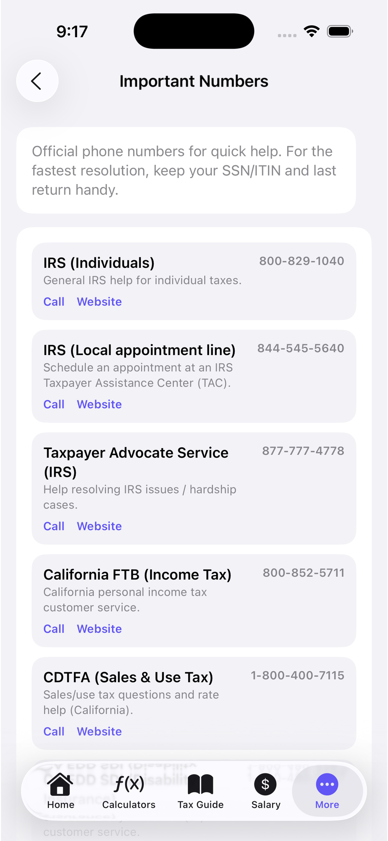 California Tax Guide