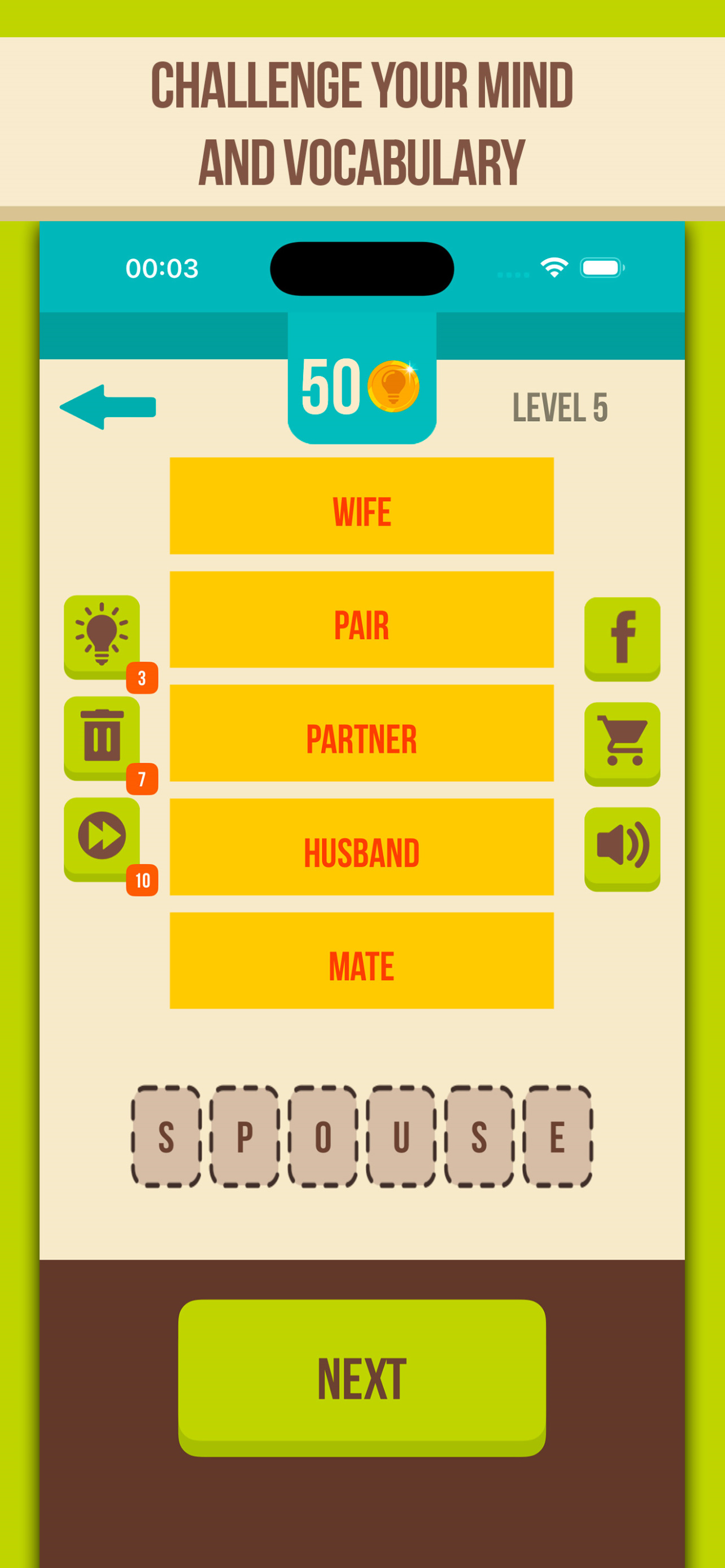 Guess the Word - 5 Clues Alias screenshot 5