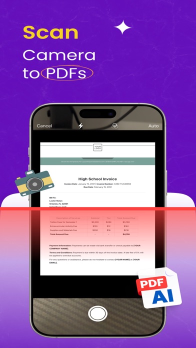 PDFAI Scan - Document Scanner iPhone screenshot 4 - Productivity app