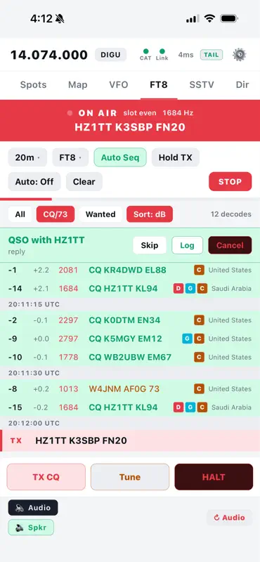 ECHOCAT - Ham Radio Remote screenshot 3 of 6