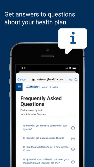 Horizon NJ MyCare screenshot 4