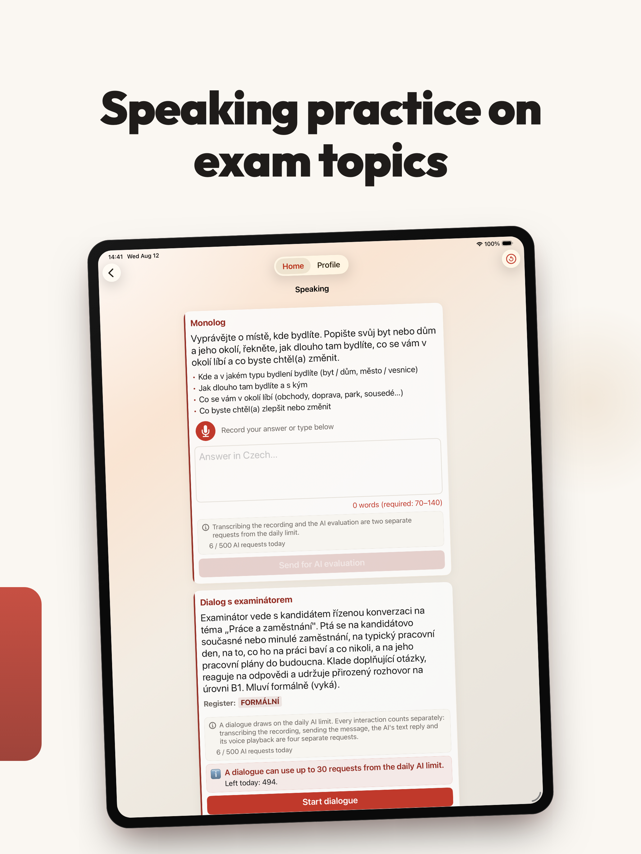 Czech Exam: A2/B1 Practice screenshot 16