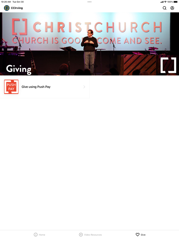 Christ Church Irving iPad screenshot 3 - Education app