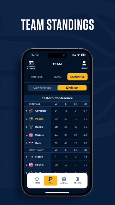 Indiana Pacers Official Screenshot