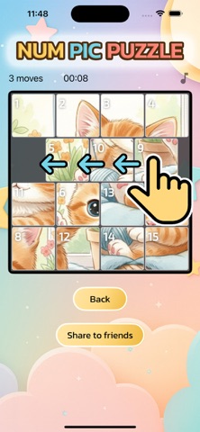 NUM PIC PUZZLE screenshot