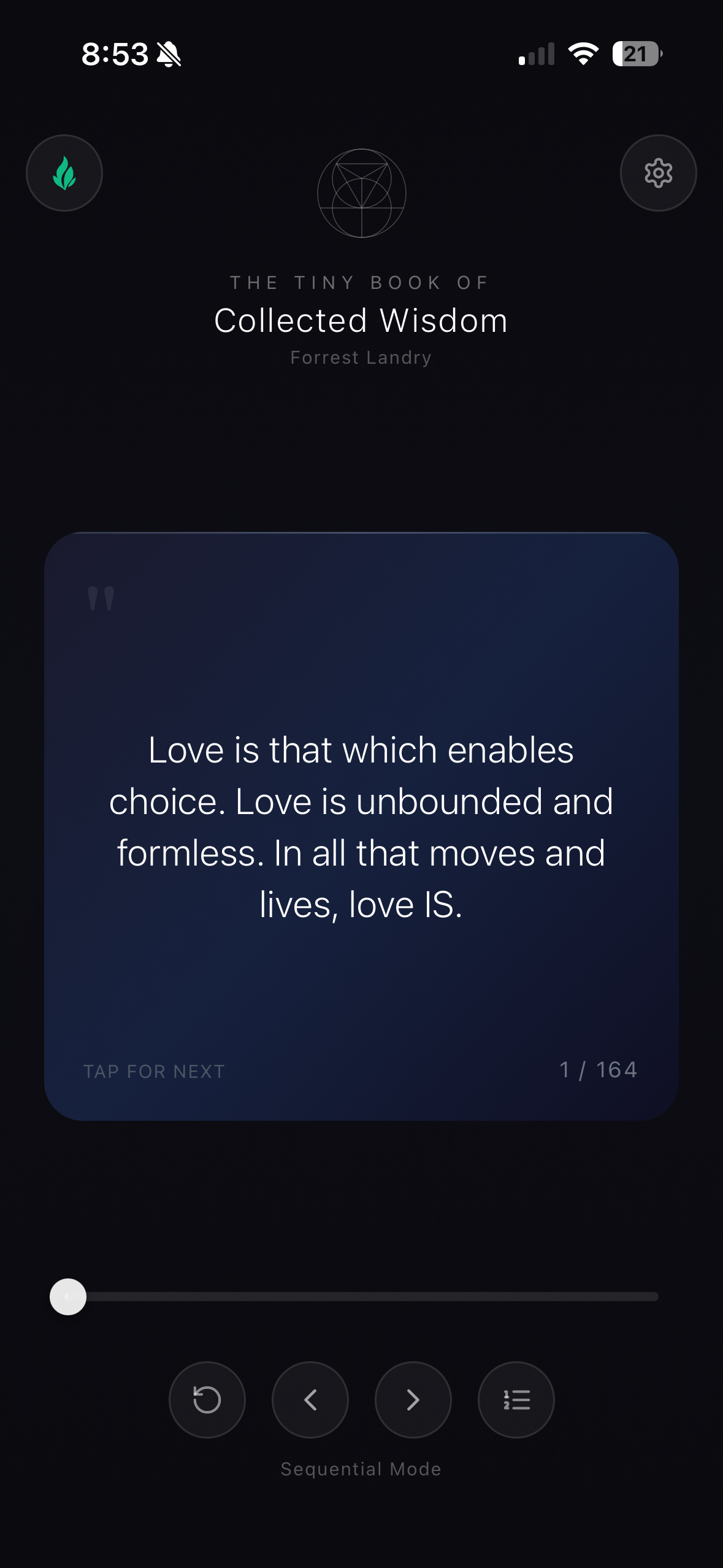 The Tiny Book of Wisdom