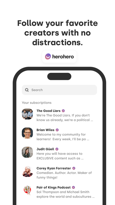 Herohero Screenshot