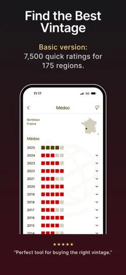 Скриншот Вино: Винтажи и Рейтинги на iPhone 1