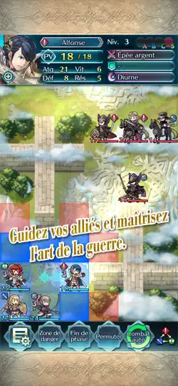 Capture d'écran de Fire Emblem Heroes sur iPhone 3