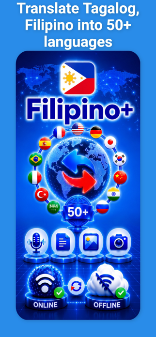 Filipino,Tagalog Translator + Screenshot 1 of 7