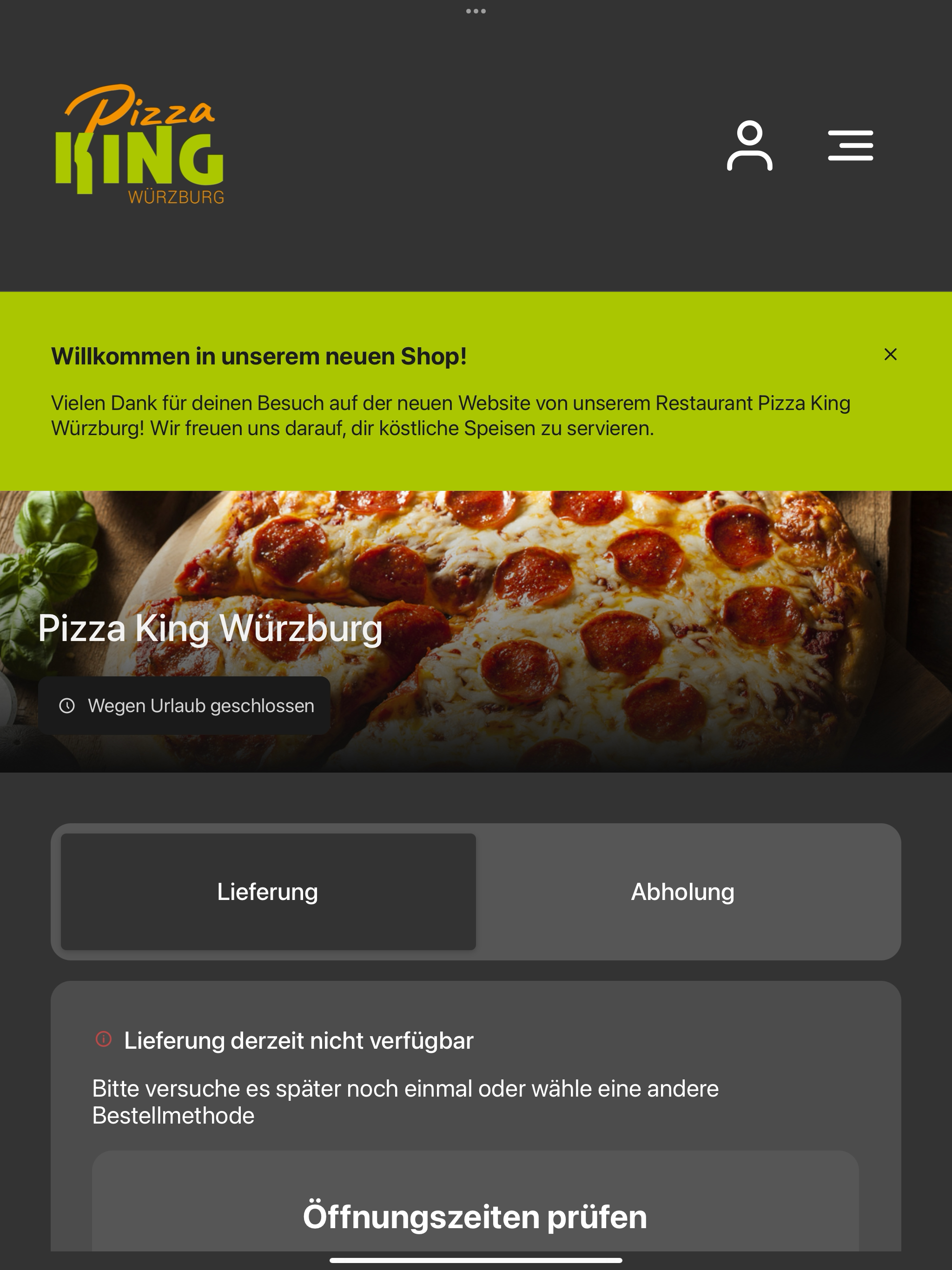 Pizza King Würzburg screenshot 5