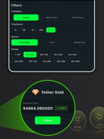 BubbleNexus: Crpyto Tracker iPad screenshot