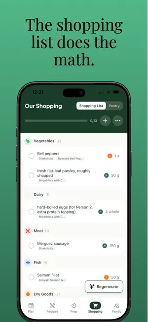 PrepFam - Family Meal Planner screenshot 4