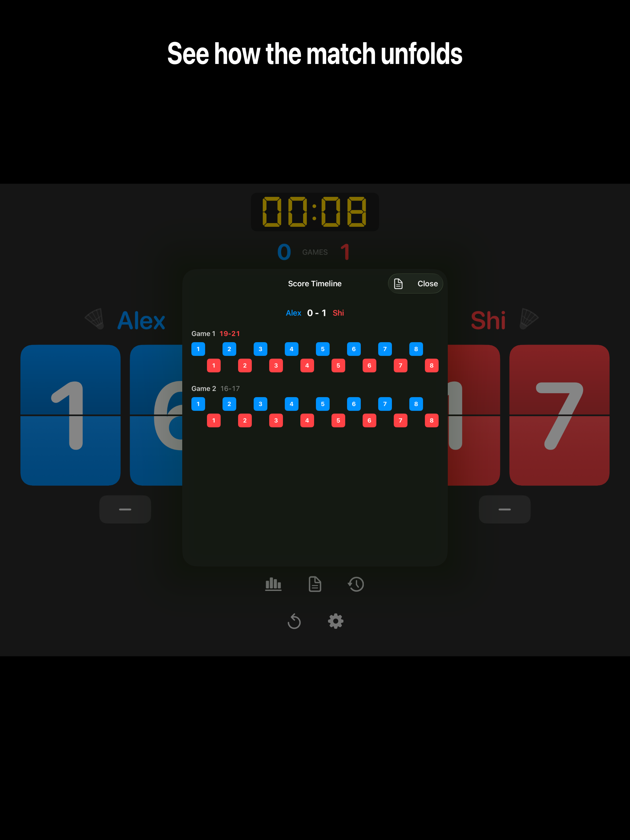 BadTimer: Badminton Scoreboard screenshot 8