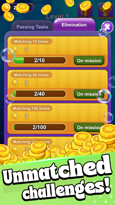 DeepSea Tiles: Bubble Match Screenshot