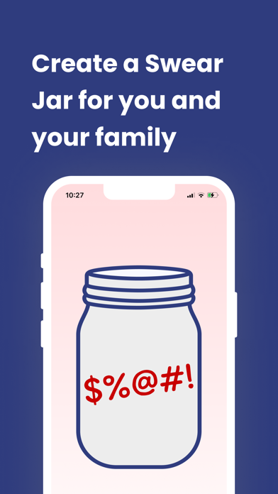 Swear Jar - Swear to do Good iPhone screenshot 1 - Lifestyle app