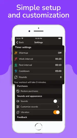 Interval Timer: PureHIIT screenshot 2