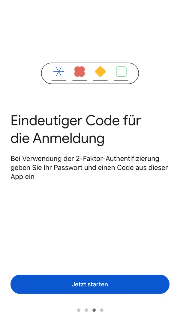 Google Authenticator Screenshot 3