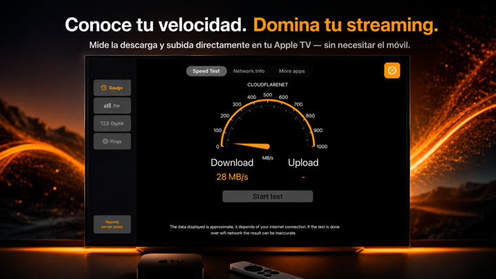 Captura de pantalla de la aplicación