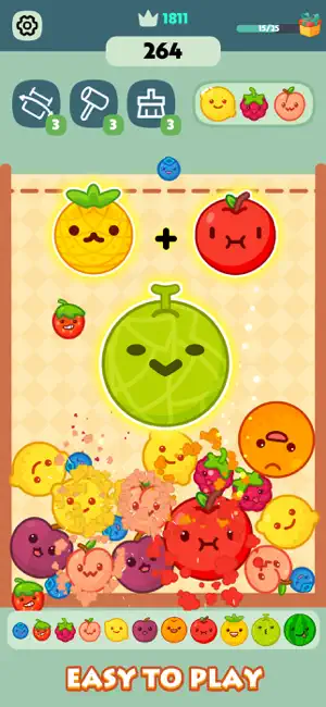 Merge Fruit: Juicy Puzzle Game screenshot 3