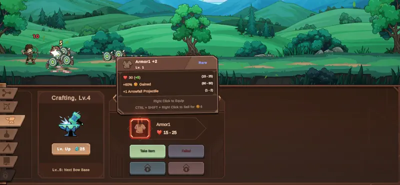 Zad Archery: Idle RPG screenshot 5 of 6