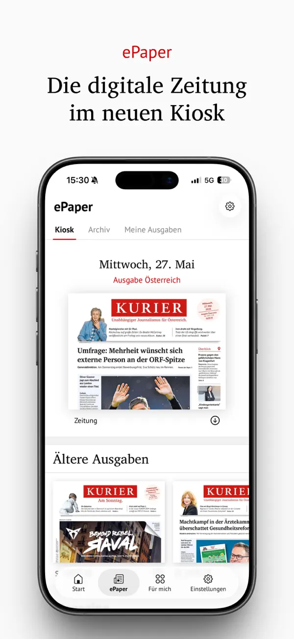 Screenshot #2 pour KURIER - News & ePaper
